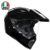 Full Face Open Agv Ax Carbon Fiber Motorcycle Off Road Helmet Anti Fog Full Cover Men's and Women's Motorcycle Running Helmet Pull Helmet All Seasons ZTNJ