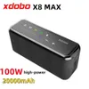 本棚スピーカーXdobo X8 Max 100W Ultra-High Power Outdoor Portable Desktop Bluetoothスピーカーモバイル充電防水TWSコンピューターサブウーファー