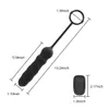 남성 전립선 마사기 진동기 무선 엉덩이 엉덩이 플러그 음경 남성용 남성용 엉덩이 플러그 성인 섹스 토이 240117을위한 블랙 스크로터
