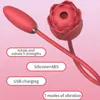 Rose Double tête vibrant oeuf G Spot sucer vibrateur Sex Toy pour femmes masturbateur produits pour adultes 240117