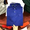 24ss High Quality Brand new Mens Top pony Embroidery Polo Shirt Short-Sleeve Solid Polo shirt Men Polo Homme Slim Men Clothing horse Polos