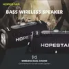 ポータブルスピーカーHopestar H50 CAIXA DE SOM BLUETOOTH WIRELESS SPEAKER HIGH POWER TWSパーティーミュージックボックス屋外パワフルサブウーファーFMラジオJ240117