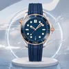 Mens relógios Cerâmica Municilho Orologia Automatico Blue 41mm Men Montre Mecânica automática 8215 Designer de movimento Man Watch Watchwatch