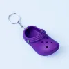 لطيف 3D Mini Eva Beach Hole Little Shoe Keychain Girl Girl Accessories Decoration Keyring Floating Key Chain 0117