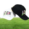 Fyra säsongs mångsidiga basebollhatt herr- och kvinnors all bomull tunga cap vit hatt modemärke graffiti caps1354012