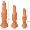 Wolf Tooth Anal Dildo Silicone Big Dilator Stimulate Vaginal Anus Butt Plug Masturbation Sex Toys For Women Men Product 240117