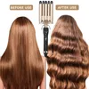 Curler do włosów Ringlet Fala Curling narzędzie do prasowania elektrycznego Felro Curl Faly Rolka Symping Waver Iron Curly Tordain Crimper 240117