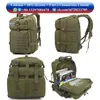 Военный тактический рюкзак для мужчин, 50 л, большая вместимость, маленькая поясная сумка через плечо, штурмовой рюкзак, походные, охотничьи, треккинговые рюкзаки 240117