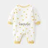 Pullover Lawadka 0-6m Spring Autumn Infant Dziewczęta chłopcy Romper dla noworodka Baby Dot Drukuj Obrania dla małego chłopca od 0 do 3 miesięcy H240508