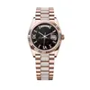 128349 MONTRRES Herrklocka Designer Automatisk mekanisk kloning av hög kvalitet 36 40mm Rose Diamond Luxury rostfritt stål Armband Datum Luminous Sapphire U1 Watch