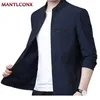 Loose Mens Business Jacket Brand Office Dress Jackets and Coats Casual Social Outerwear Male Coat Black 3XL 240116