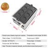 Commercial Electric Waffle 4pcs Coin Cheese Mini Mold Baking Machine Form Chicken Gold Bread Maker 240116