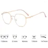 Солнцезащитные очки, антирадиационные женские близорукие очки, винтажные многоугольные очки в оправе для близорукости, анти-синий свет, готовые очки