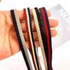 Keychains 100st/Lot 3 Colors Stripe Lanyard Phone Mobile Rope Cell Holder Lanyards