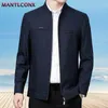 Loose Mens Business Jacket Brand Office Dress Jackets and Coats Casual Social Outerwear Male Coat Black 3XL 240116