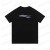 Erkek Tişörtler 2023 Yeni Erkekler Tişört Tasarımcı Tam T-Shirt Lüks Mallar Gömlek Erkek Kadınlar Kısa Kollu Tees Gökkuşağı Yaz Saf Pamuk Tişörtleri Asya Boyutu T240117