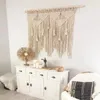 Macrame Tapestry tkany boho wystrój macrame ściana wisząca bohemian pokój geometryczny sztuka gobelinu wystrój prezent pokój dekoracyjny 240117