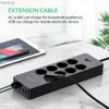 Plugue do cabo de alimentação ORICO Tomada elétrica universal Plugue UE Extensão inteligente Power Strip Home Office Protetor contra surtos 4 6 8 AC com 5 USB HPC-8A5U YQ240117