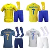 Kits de football pour enfants al Nassr Jerseys de foot