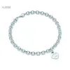 Ciondoli Designer di gioielli di lusso Tiffanyitys Braccialetti con ciondoli Popolare chiave a forma di cuore Croce in argento sterling 925 Collana Bracciale Gioielli donna 7s6x