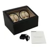 Blackbrown High Quality Watch Winder Automatic Display Box Luxury Storage Sätt 10 240116