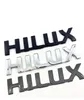 ABS Chrome Logo Letter Car Auto Rear Trunk Decorative Emblem Sticker Badge Decal Replacement For HILUX1735034