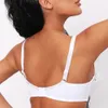 Soutiens-gorge pour femmes Lingerie haut femme dentelle soutien-gorge à armatures grande taille brassière Perspective sous-vêtements Sexy B C D DD E F tasse 240116