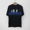 デザイナーメンズTシャツレディースシャツ星空スカイスプラッシュインクレタリングプリントピュアコットンラウンドネックTシャツカップルルースカジュアルな汎用シャツ半袖