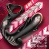 Prostata Massager Vibrator Remote Control Anal Plug Cock Ring erektion Fördröjning EJACULATION MANA Masturbator Sexleksaker för man 240117