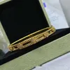 Bracelet à breloques Signature Vanclee trèfle étoile kaléidoscope tricolore en or, bijoux de saint-valentin pour femmes, 2024