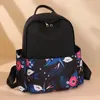 Mochilas escolares con estampado en Color para mujer, morral de nailon impermeable de gran capacidad, mochila de viaje de ocio para niña 2024