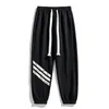 Men's Womens Casual Pants Relaxed Fit Leggings Sweatpants with Tickets Spring Clothing Plus Size M L XL XXL XXXL