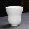 Kupalar büyük boy seramik çay bardağı porselen seti Japon su ana kahve