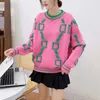 Designer Women's Knits & Tees sweater for Green Pink Cardigans V-neck Long Sleeve Casual Winter Fashion Coat