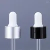 Bottles 100Pcs Classic 20ml 30ml Frosted Clear Glass Dropper Bottle Eye Essential Oil Serum With Black Silver