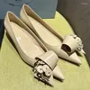 Sapatos de vestido flor couro mulheres único deslizamento-on apontou toe senhoras bombas tacones para mujer stiletto saltos sapatos feminino 2024