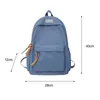 Sacos escolares Moda Mochila Durável Versátil Zíperes Lisos Elegante Portátil Nylon Mochila para Viagem Interna Ao Ar Livre Camping Caminhadas Festa