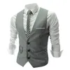 Vest Men Single Breasted Suit Vests Mens Waistcoat Vintage Formal Party Business Blazers For Wedding Gilet Homme 240116