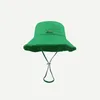 Jacquemes hat French fashion designer Large Brim bucket hat classic men's and women's caps Le Bob Artichaut same high-quality silver logo fisherman hats