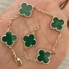 Designer Jewelry Cleef Van Four Leaf Clover Bracelet Bracelet Van Clover for Men Bracelets Jewelry Bangle Mens Diamond 02 Scti