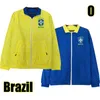 2024 Braizls national team Soccer Sets/Tracksuits PortugalS MeSsIs two-sided jacket GermanyS Korea Japan Spain ItAlYS Algeria InTeR double-faced MiAmI MARADONA