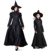 Tovenaar van Oz Halloween-kostuum Toneelvoorstelling Volwassen cosplay Zwarte heks Heks speelt ouder-kind kostuum