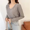 Clothes For Pregnant Women Long-Sleeved Knitted Maternity Sweater Loose Breastfeeding Cothes Maternity Clothes 2118 240117