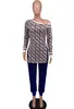 Felyn – T-shirt manches longues col rond pour femme, haut élégant, Design à la mode, de qualité, pour le bureau, 2024