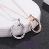 Mode Carter-sieraden voor dames Ketting online winkel Full body s925 sterling zilveren nagelhanger met vrouwelijke geometrische micro met originele doos