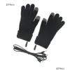 Лыжные перчатки для девочек, зимние женские электрические варежки с подогревом, грелка для пальцев, USB аккумуляторная, сенсорная, Sn, вязаная, ручная, 230606, Прямая доставка Dhqud