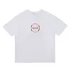 24SS T-shirts Men's Colored Sailboat Print T Shirt långa ärmar män kvinnor eu storlek 100 bomull tees mode sommar haikyuu op