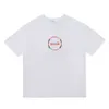 24SS T-Shirts Herren Farbiges Segelboot-Druck-T-Shirt mit langen Ärmeln Männer Frauen EU-Größe 100 Baumwolle T-Shirts Mode Sommer Haikyuu Op