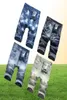 Heren Korte Denim Broek Knieën Lengte Jean Midden Taille Causual Fashional Distressed Shorts Gescheurde Rechte Golf6426032