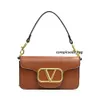 2024 marca de luxo designer corrente sacos ombro moda v carta bolsa carteira senhoras do vintage cor sólida bolsa couro crossbody